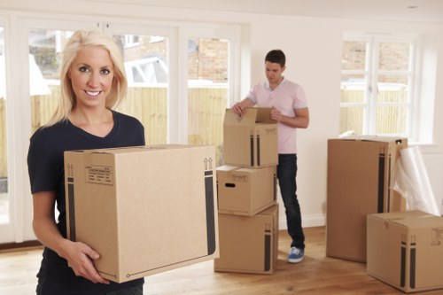 Movers helping a household relocate in Stockwell