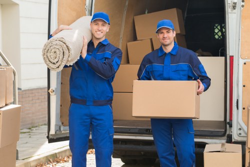 Stockwell Removals team preparing a careful home move