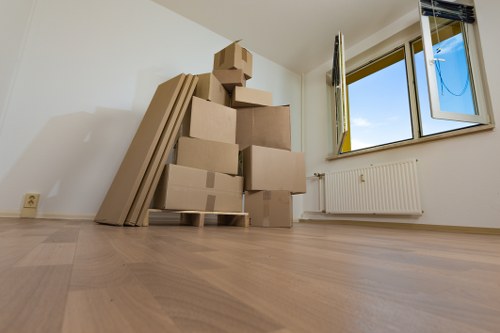 Removals van service for homes in Stockwell
