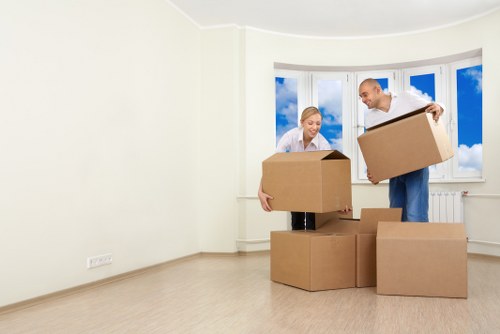 Supervisor reviewing safety checks before a removals job
