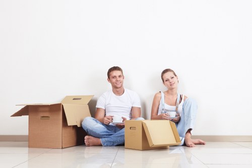 Commercial moving van support for businesses in Stockwell and South London
