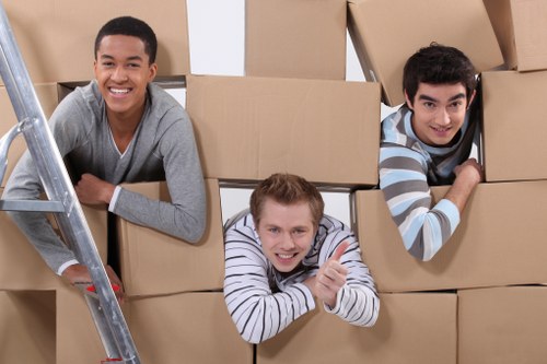 Man with van service for small office or commercial move in Stockwell