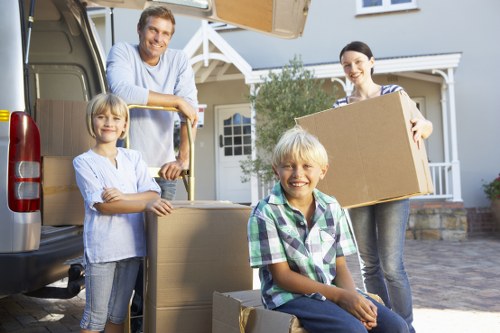 Safe handling procedures during a removals service