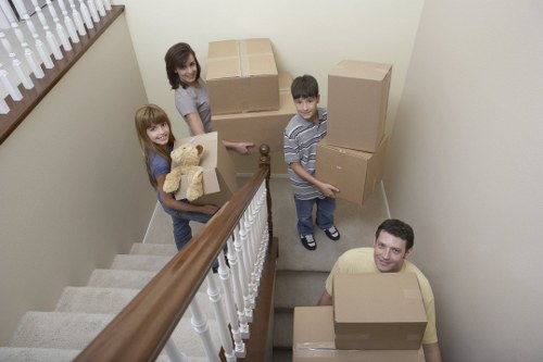House removals with furniture handling and loading